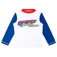 thumbnail image 2 of Marvel Spidey and His Amazing Friends Spider-Man Iron Man Hulk Raglan Rash Guard and Swim Trunks UPF 50+ Outfit Set Toddler to Little Kid, 2 of 5
