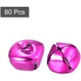 thumbnail image 3 of Jingle Bells, 1"(25mm) 80pcs Small Bells for Crafts DIY Christmas, Holiday Decoration, Musical Party, Home, Festival, Wedding, Rose Red, 3 of 5