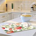 thumbnail image 6 of Yayeee Dish Drying Mat for Kitchen Counter 18"x24" Microfiber Absorbent Pad, Beige Apple Pattern, 6 of 7