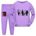 thumbnail image 1 of Pijamas para niños, Conjunto de pijama de Halloween para niños, ropa de dormir para el baño Skibidi, Pijamas para niñas pequeñas, Pijamas de Navidad para primavera y otoño, 1 of 4