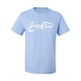 thumbnail image 2 of Wild Bobby, Enjoy Jesus Christ and Thou Shalt Never Thirst Coke Parody Inspirational/Christian Men's Graphic T-Shirt, Light Blue, Small, 2 of 5