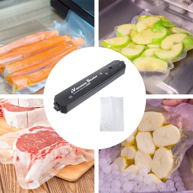 OULII 1 Set Automatic Food Vacuum Sealer Machine Air Sealing Device for Home US Plug