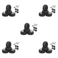thumbnail image 2 of Transemion Front Rear Buggy Tires 1:10 Car Crawler Parts Glued Accessories DIY for HSP Black 5Set, 2 of 6