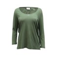 thumbnail image 1 of Pre-Owned Dries Van Noten Long Sleeve Top in Green Cotton, 1 of 2