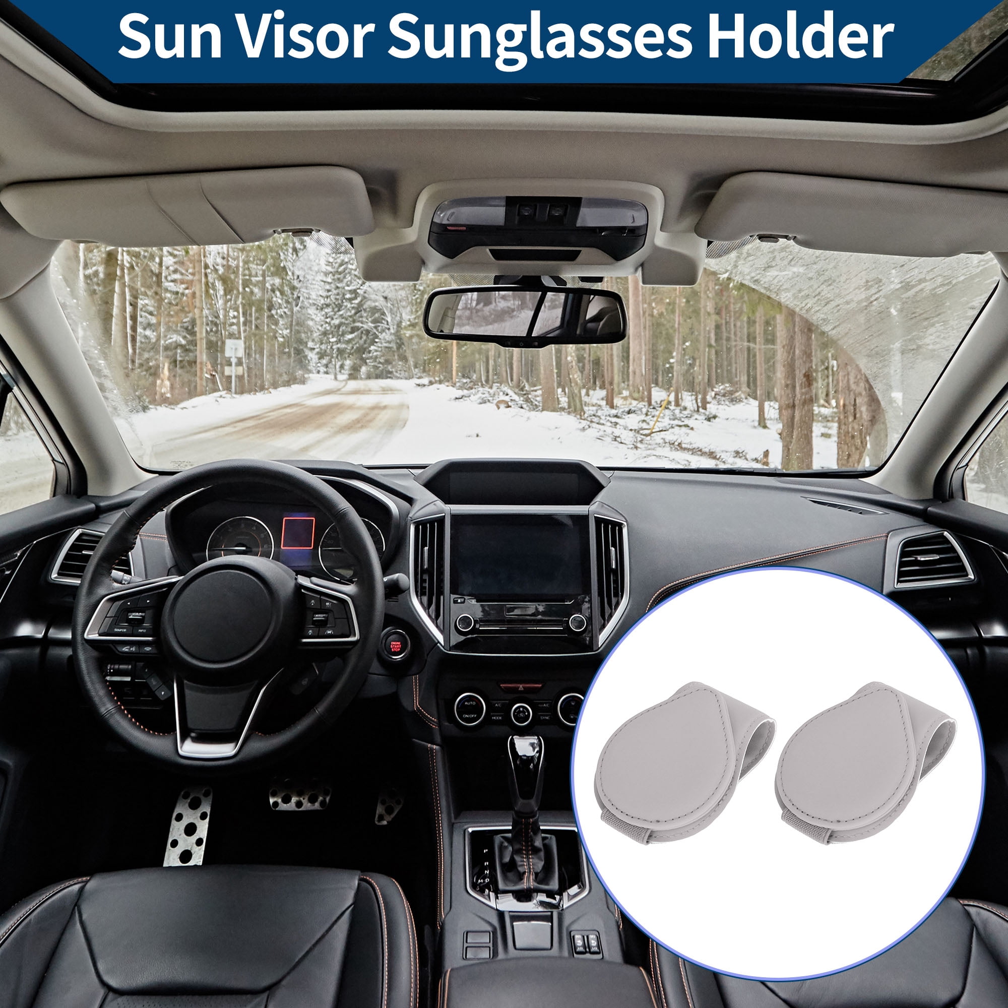 Unique Bargains Car Sun Visor Sunglasses Holder Eyeglasses Clip Magnetic for Car SUV Truck