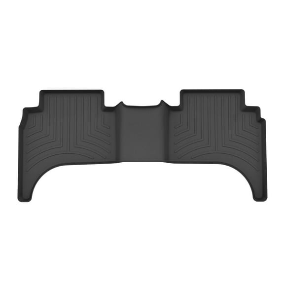 WeatherTech Custom Fit FloorLiners compatible with 2022-2026 Hyundai Santa Cruz - 2nd Row, Black