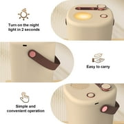 Skdwakiz 2L Humidifier for Room, 3 Gear 2 Spray Portable Cool Mist Humidifiers with Night Light, 28 dB Quiet Top-Fill Ultrasonic Diffuser for Large Room