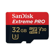 SanDisk Extreme Pro Micro SDXC UHS-I U3 A2 V30 32GB Micro SD Card Memory Card