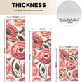 thumbnail image 4 of Pioneer Flower Floral Print Pattern Kitchen Rugs Sets Of 3,Kitchen Runner Rugs Non Skid Washable,Decorative Kitchen Floor Mats for Kitchen,Sink,Laundry,17"x30"+ 17"x47" + 17"x59", 4 of 6