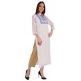thumbnail image 2 of Phagun Kurta Ethnique Indienne pour Femmes Kurti Brodée Traditionnelle, 2 of 6
