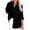 Black, variant on under 10.00 LYXSSBYX Womens Long Sleeve Dress Women's Funny Fashion Solid Color Buttons Long Sleeve Loose Tops Blouse