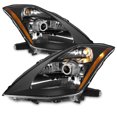 thumbnail image 2 of AKKON - For 2003-2005 Nissan 350Z [Fairlady Z33 Model] Black Bezel [HID Type] Projector Headlights Driver/Passenger Pair Replacement, 2 of 7