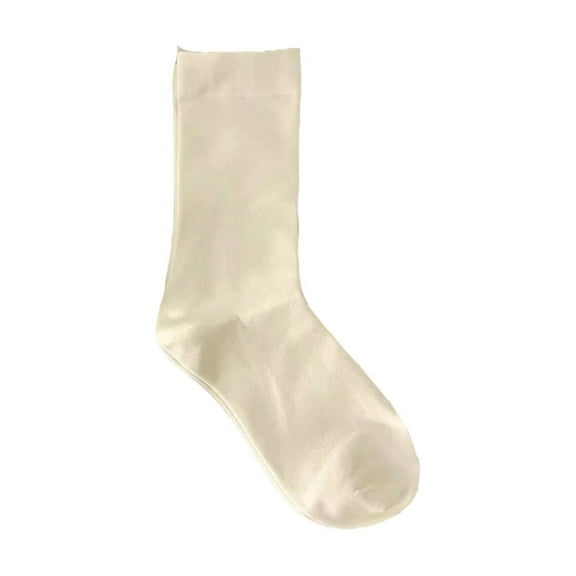 AUQ Socks for Women,Cotton Ankle Socks for Women,Calcetines Para Mujer,Milk White