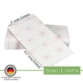thumbnail image 4 of SimuLinen 12"x17" Disposable Guest Hand Towels - Rose Gold Geometric Design - 100ct, 4 of 8