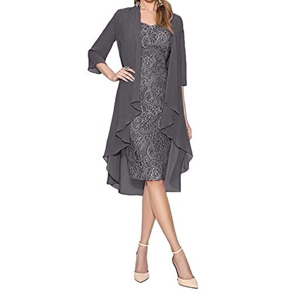 SySea Women's Fashion Two Pieces Charming Lace Knee Length Evening