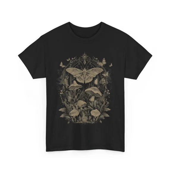 Butterfly Grunge Fairycore Therian Clothing Cute Moth Floral Shirt Unisex S-5XL