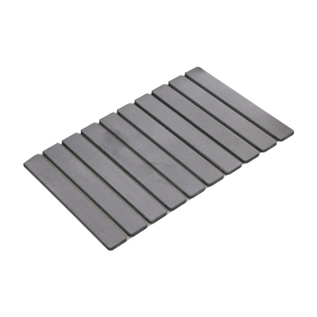 Alfombra de baño de piedra plegable sólida sólida y fácil de limpiar la alfombra de diatomeas absorbente para la entrada de l baño