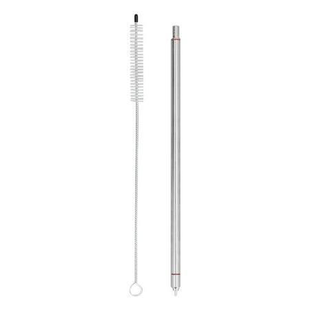 

Beer Bottle Filler Set 304 Stainless Steel Spring Loaded Bottle Filler with Cleaning Brush for Home Brewing