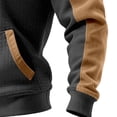 thumbnail image 4 of Ceisia Men's Regular-Fit Hooded Full-Zip Color-Blocked Quilted Hoodie Multi-Style Gift, 4 of 8