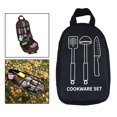 thumbnail image 4 of Utensilio, organizador, cubertería, bolsa de almacenamiento, estuche, , Negro shamjiam Organizador de utensilios de cocina, 4 of 8