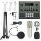thumbnail image 1 of Kit de Micrófono BM800 y Tarjeta de Sonido V9 para Transmisiones en Vivo y Karaoke, Color Plateado, Ideal para Computadoras y Teléfonos, 1 of 7