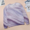 thumbnail image 6 of Colorful Marble Pattern Womens Casual Crewneck Sweatshirt Long Sleeve Tops Cute Pullover Loose Fit, 6 of 7