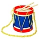 thumbnail image 3 of Tambor para niños, Juguete Musical educativo para bebés de 22cm de diámetro con 2 baquetas, correa ajustable para festivales escolares, 3 of 9