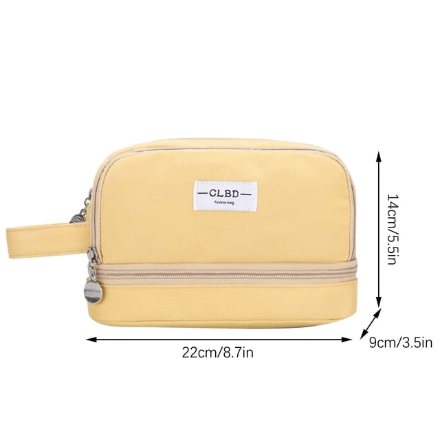 Pompotops Large Capacity Double Layer Pencil Case, Multifunctional Stationery Bag For Girl, Boy, Man, Woman Clearance