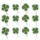 thumbnail image 5 of 12 piezas de trébol de cuatro hojas seco, accesorios de joyería, materiales decorativos DIY para collares, pendientes y pulseras (verde), 5 of 6