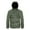 Army Green, variant on Lightweight Thermal Quilted Jacket For Detachable Hood Winter Warm Padded Coat Outdoor Casual Windproof Anorak Outerwear