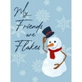 thumbnail image 2 of Prime, Marcus 15x18 White Modern Wood Framed Museum Art Print Titled - Flake Friends, 2 of 4