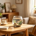 thumbnail image 7 of Clear Bowl, Fish Bowl Globe Flower Vase Centerpiece, Round Vase for Wedding Event Home Decor, 6.5 x 5.3 Inch Decorative Bowl for Flowers and Candles (1 Pack), 7 of 7