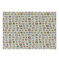 thumbnail image 1 of Tea Party Cutting Board, Sweets Candies Cookies Fruit and Other Things Cheerful Composition, Decorative Tempered Glass Cutting and Serving Board, Small Size, Multicolor, by Ambesonne, 1 of 1