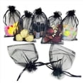 thumbnail image 4 of 200 Piezas Bolsas de Regalo de Organza Negras 9X12Cm, Bolsas de para Recuerdo de Boda con CordóN para Joyas Maquillaje Caramelo Baby Shower, 4 of 5