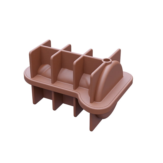 Moyic Broma para adultos Moldes para cubitos de hielo Resistente al desgaste Silicona Diversión Cubitos de café helado Ligero Molde de Type3 NO3