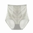 thumbnail image 2 of PiGOGI Women's High Waist Shaping Panties - Seamless Tummy Control Underwear - M to 2XL Comfortable Briefs Gray, 2 of 6
