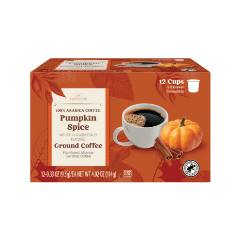 Barissimo Pumpkin Spice Ground Coffee, 12 Cups, 4.02 oz,2 Pack