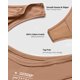 thumbnail image 4 of Pack de 3 Tangas INLYRIC Suaves, Transpirables y con Cintura en V, Talla L, 4 of 7