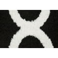 thumbnail image 4 of Mainstays Quatrefoil Black/White Indoor Area Rug, 7'6" x 9'6", 4 of 5