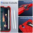 thumbnail image 4 of Case For iPad mini 6 (2021) / mini 7 (A17 Pro) 2024 8.3 inch Multi-Protective Cover With Stand and Pen Holder, 4 of 8