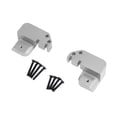 thumbnail image 2 of Fiocias 2 Pieces RC Link Mount Tie Rod Bracket Shock Fastener Precision Aluminum Alloy Upgrade Accessory Suitable for Remote Control Car Crawler Model Gift Giving Home Decoration silver, 2 of 8