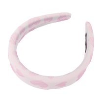 1 Pc Elegant Heart Wide Sponge Hairband for Women for Girls 6.30"x5.51" Pink