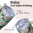 thumbnail image 4 of 20OZ Dog Paw Handle Tumbler Insulated Stainless Steel Double Wall Cup Great Dog Lover Gifts Unique Birthday Christmas Presents for Women Men Portable and Suitable for Daily Use, 4 of 6