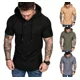 thumbnail image 5 of Sudadera Manga Corta De Verano Con Capucha Para Hombre, 5 of 8