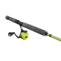 Lew's Crappie Thunder Jig/Troll Underspin Reel and Fishing Rod Combo, 9-Foot 2-Piece Rod, Green