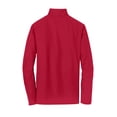 thumbnail image 6 of Port Authority Pinpoint Mesh 1/2 Zip-M (Rich Red), 6 of 6