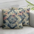 thumbnail image 3 of BANET Ethnic Pillow Covers Set of 2 Cream ative Throw Pillows Outdoor Covers for Couch Sofa Bed 12x12in, 3 of 7