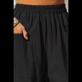 thumbnail image 4 of Pantalones de Verano para Mujer, Estilo Palazzo, Holgados, de Cintura Alta, Estampados, para Vacaciones en la Playa Negro XXL, 4 of 8