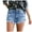 Womens Shorts Clearance Plus Size-Light Blue, variant on YanHong Shor ts for Women Jeans Womens Shorts Denim Women's Stretchy Denim High-Waist Shorts Frayed Ripped Shorts with Pockets Pants Black S