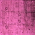 thumbnail image 1 of Ahgly Company Indoor Square Oriental Purple Industrial Area Rugs, 5' Square, 1 of 4